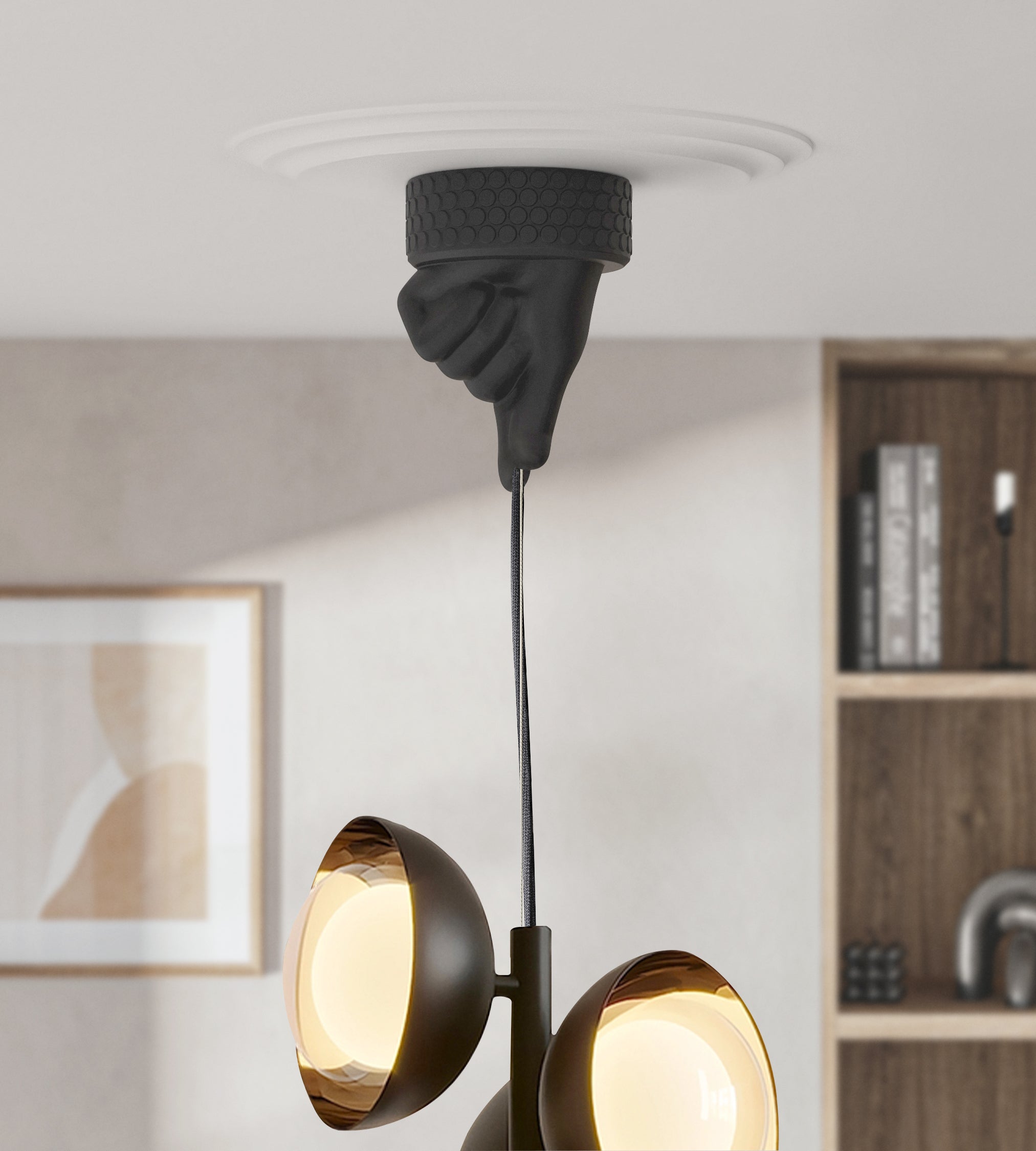 Arton Wire Takkopp Pinch i svart